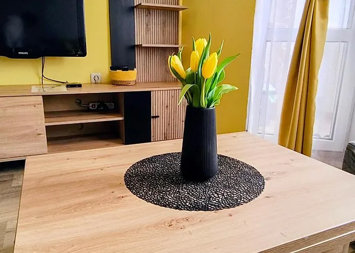 شقة Golden Urban, до центъра и университета, бърз Wifi بورغاس